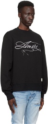 AMIRI Black Stitch Sweatshirt