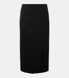 Nili Lotan Mariha virgin wool midi skirt