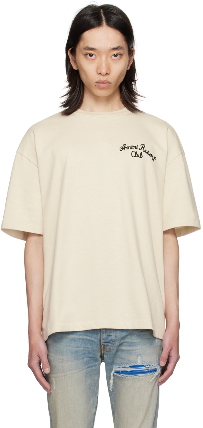 AMIRI Beige Spirit T-Shirt Amiri