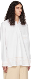 Jacquemus White Embroidered Shirt