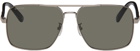 Gucci Gunmetal Navigator Sunglasses