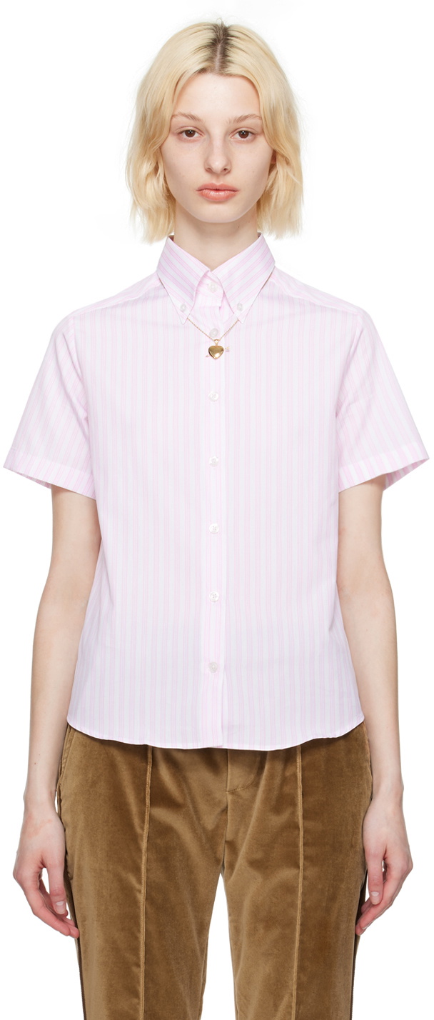 Augusta Shirt - Pink Pinstripe