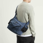 F/CE. Textured Twill 2-Way Shoulder Bag in Navy 