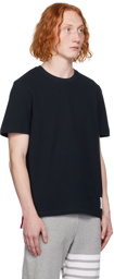 Thom Browne Navy Stripe Trim T-Shirt