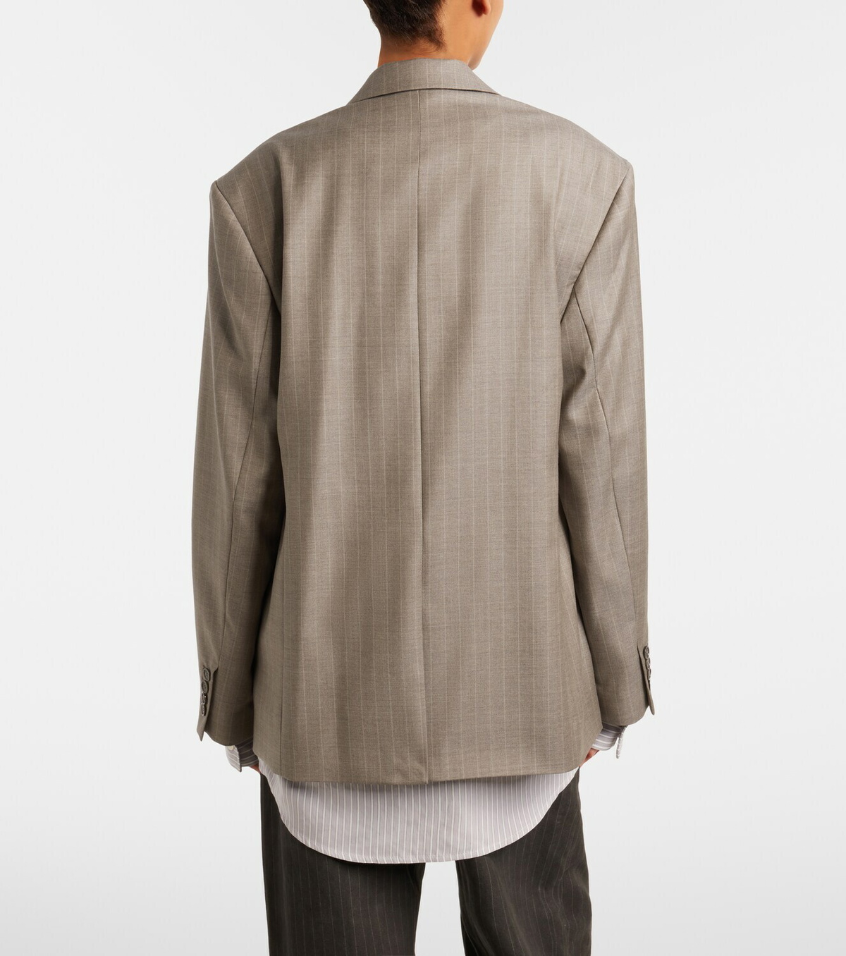 Acne Studios Striped wool jacket