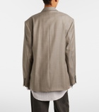Acne Studios Striped wool jacket