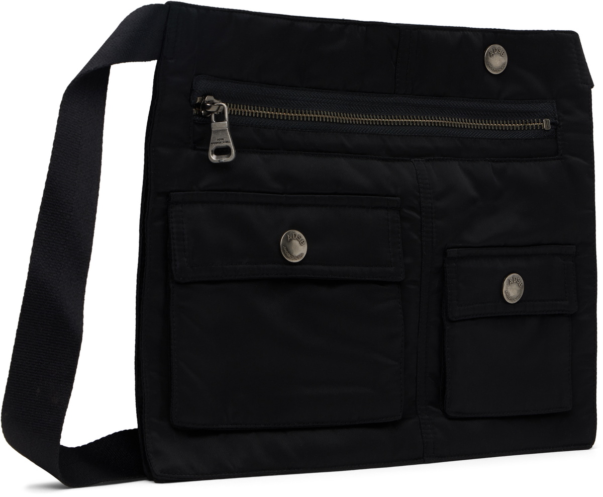 Andersson Bell Black 3Way Pocket Messenger Bag