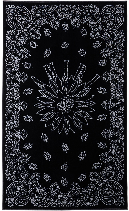 Photo: AMIRI Black Bandana Towel