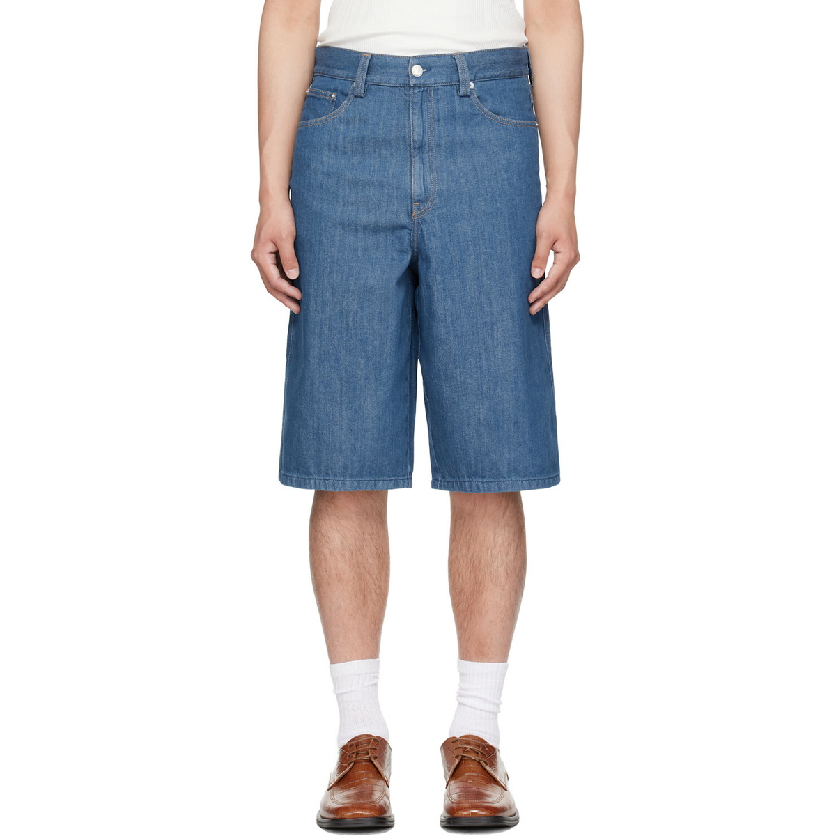 A.P.C. Indigo Westland Denim Shorts