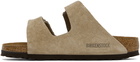 Birkenstock Taupe Arizona Sandals