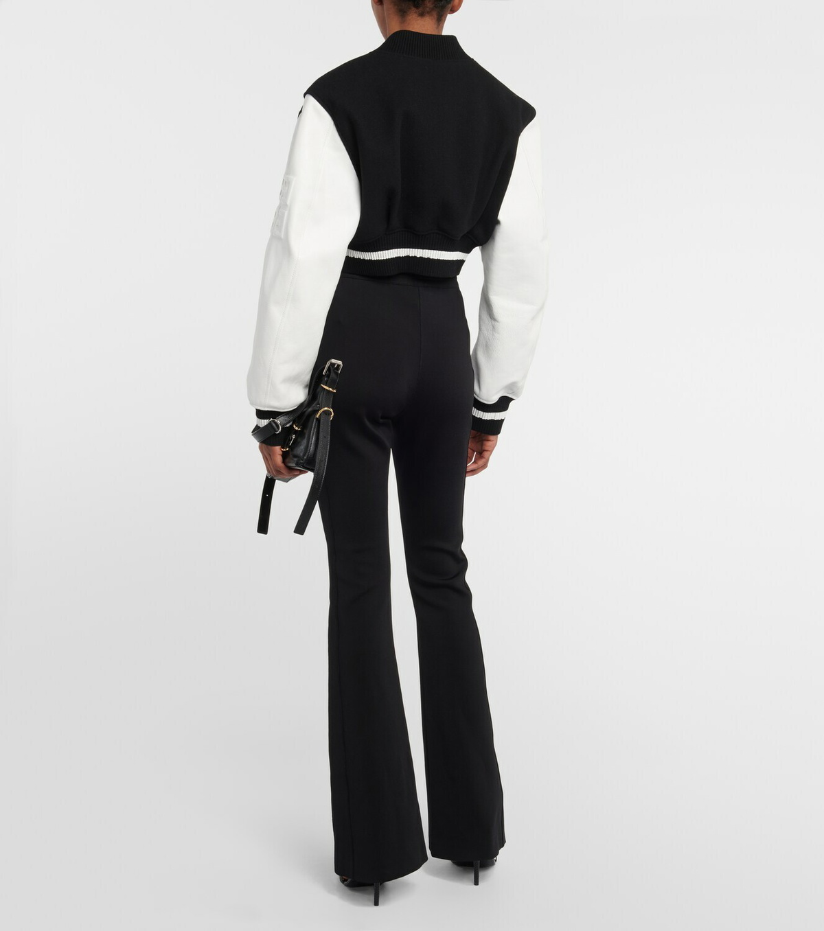 Givenchy - Logo cropped varsity jacket Givenchy