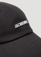 La Casquette Rond Baseball Cap in Black