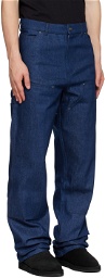 Sky High Farm Workwear Indigo Double-Knee Work Jeans