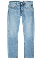 Replay Grover Straight-leg Jeans Light Blue