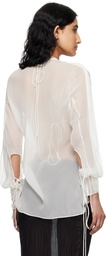 Christopher Esber White Floating Shirt