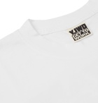 Y,IWO - Printed Cotton-Jersey T-Shirt - White