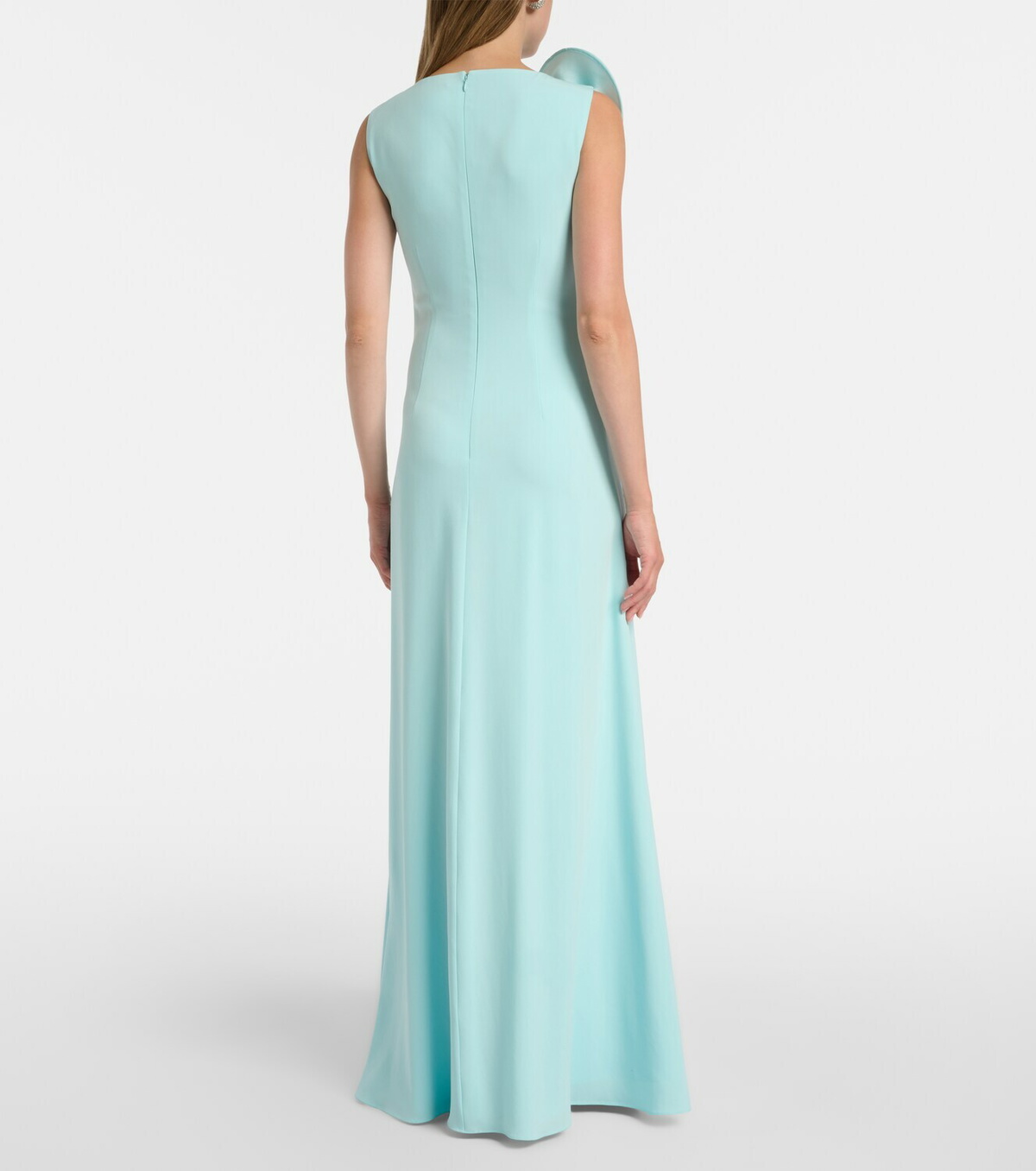 Roland Mouret Floral-appliqué gown