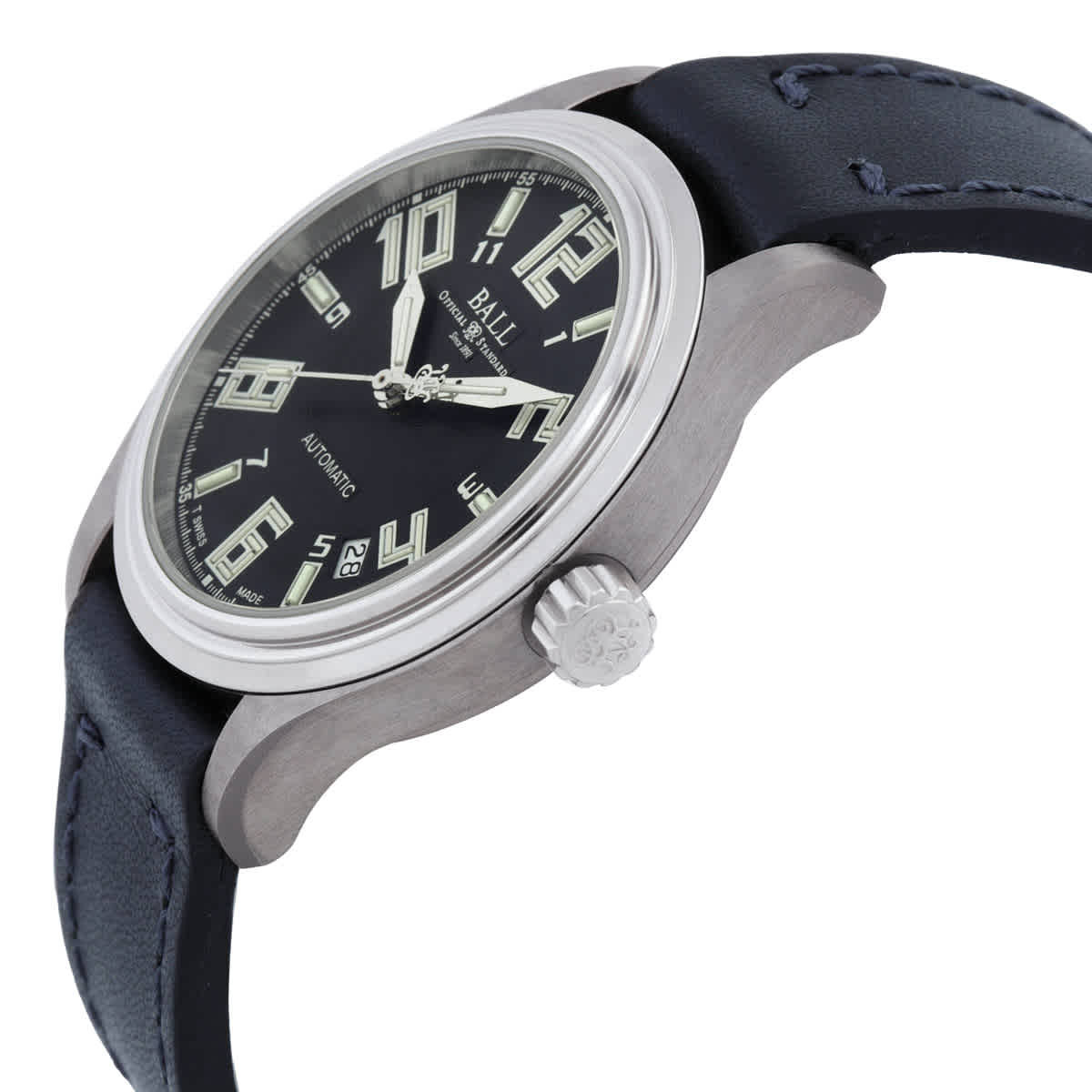 Cheap Luxury Leather 21 mm Replacement Watch Strap NM1038D-L1-WH_K0020174 main image 0