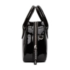 Versace Jeans Couture Black Patent Logo Handle Bag