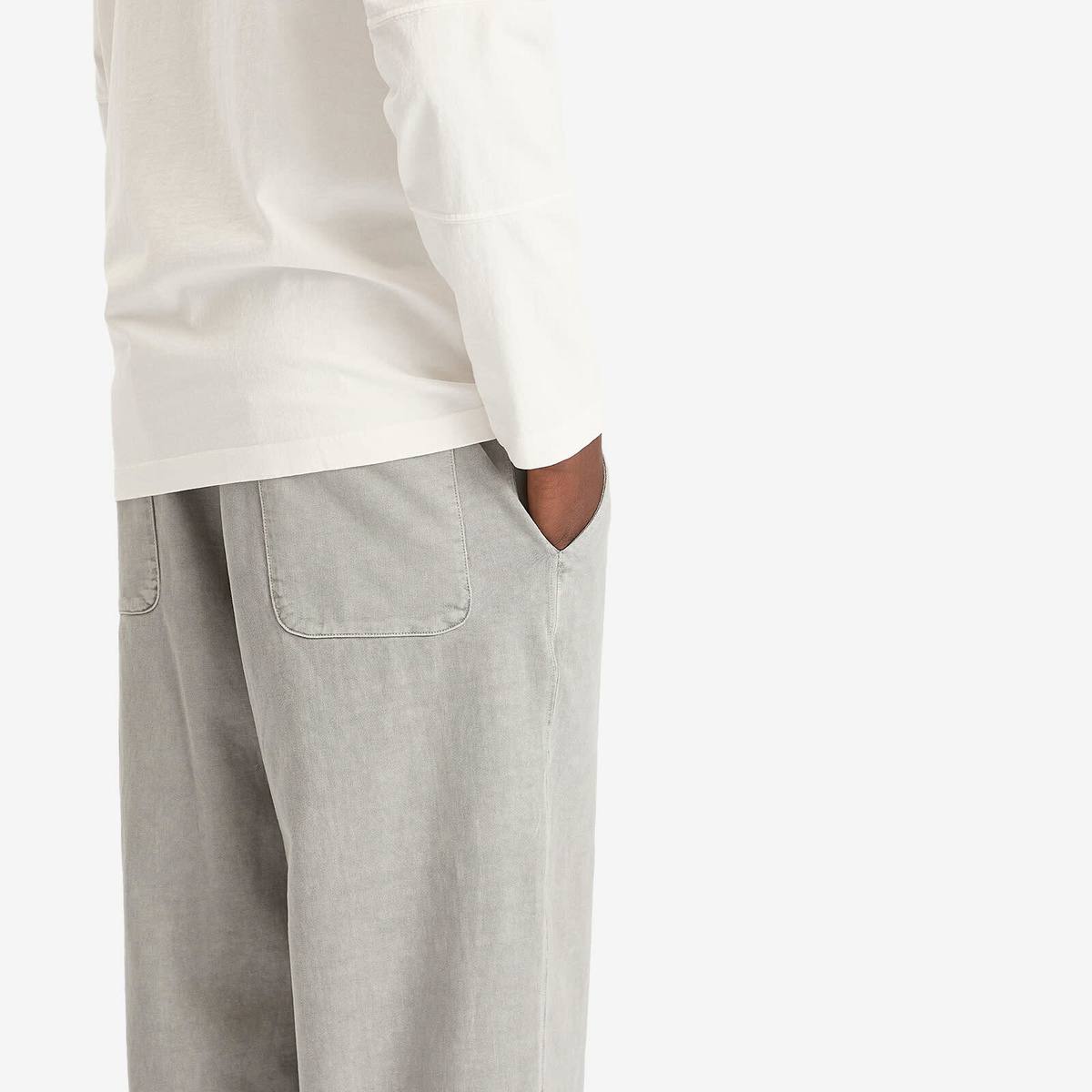 Lady White Co. Men's Jersey Lounge Pant in Pigment Chalk
