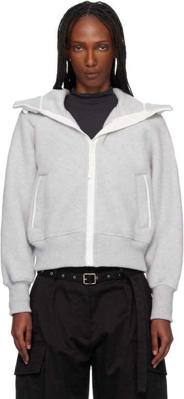 Photo: Canada Goose Gray 'White Label' Chilliwack Bomber Jacket