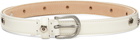 mfpen White Leather Purpose Belt