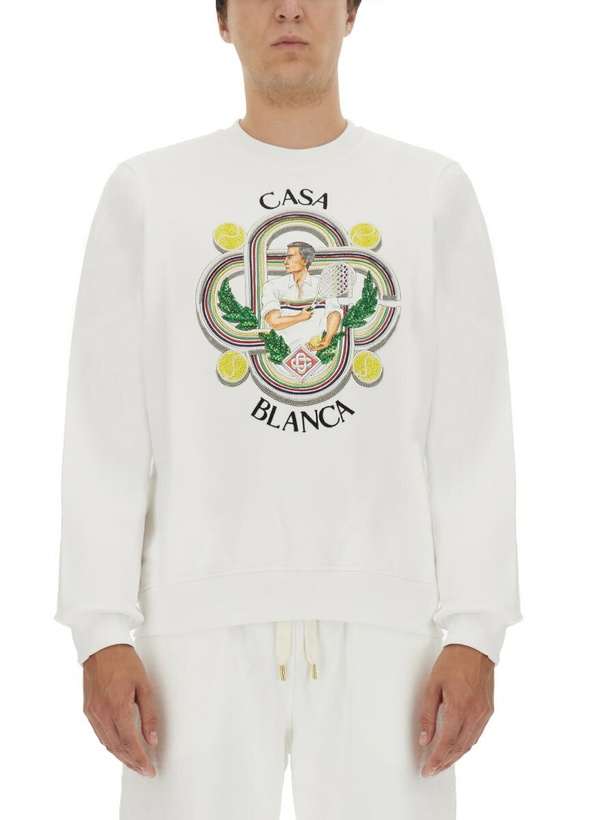 Photo: Casablanca Cotton Logo Sweatshirt