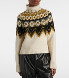 Proenza Schouler Lizzy fair isle cotton turtleneck sweater