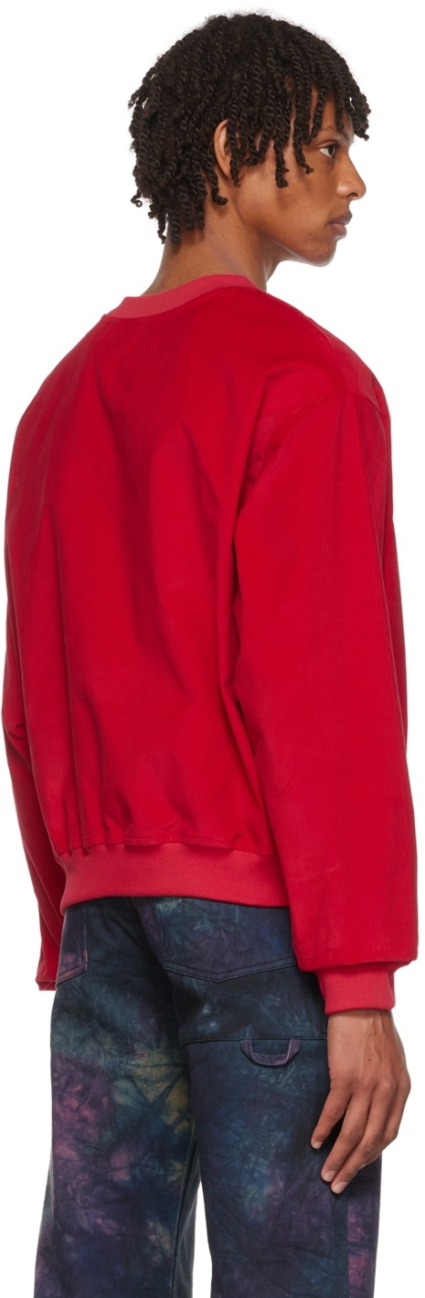 PALMER Red Cotton Sweatshirt