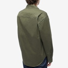 Barbour Men's x Maison Kitsuné Overshirt in Uniform Green