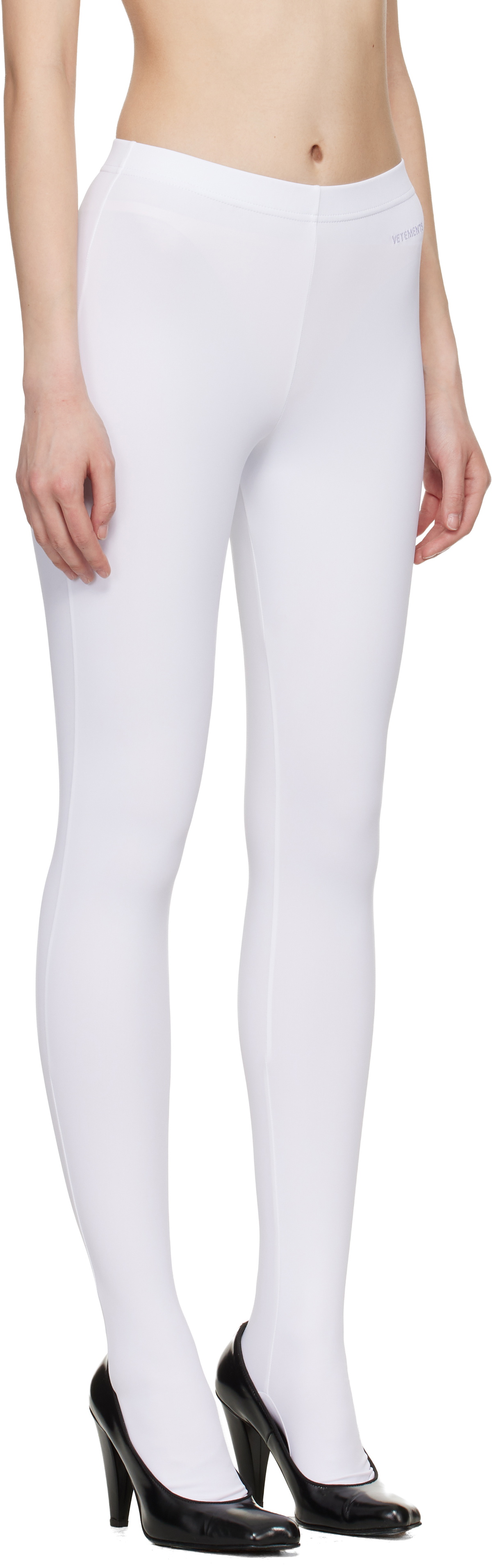VETEMENTS White Push-Up Tights