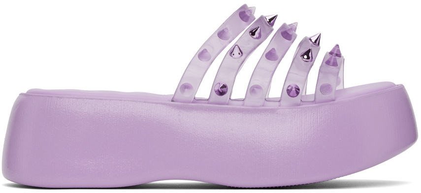 Jean Paul Gaultier Purple Melissa Edition Becky Punk Love Sandals