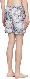 Bather Blue Polyester Swim Shorts