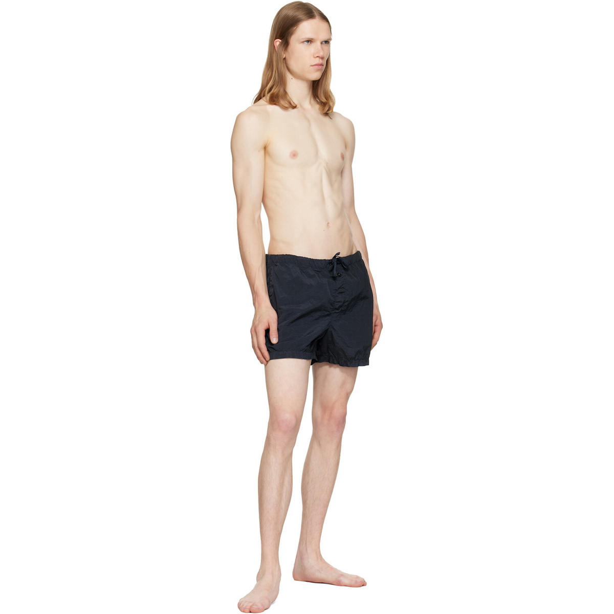 Stone Island Navy B100003 Nylon Metal Econyl Swim Shorts