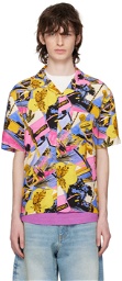 Palm Angels Multicolor Miami Mix Bowling Shirt