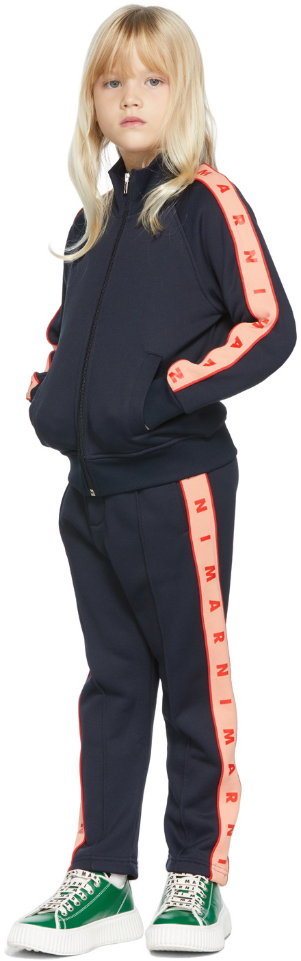 Marni Kids Navy Track Jacket