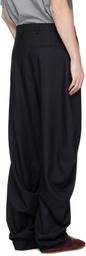 Charles Jeffrey LOVERBOY Black Topsy Turvy Trousers
