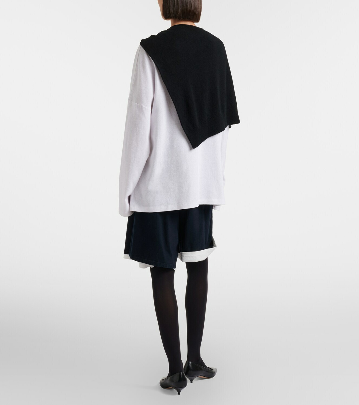 The Row Larissa cotton Bermuda shorts