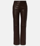 Magda Butrym Leather straight pants