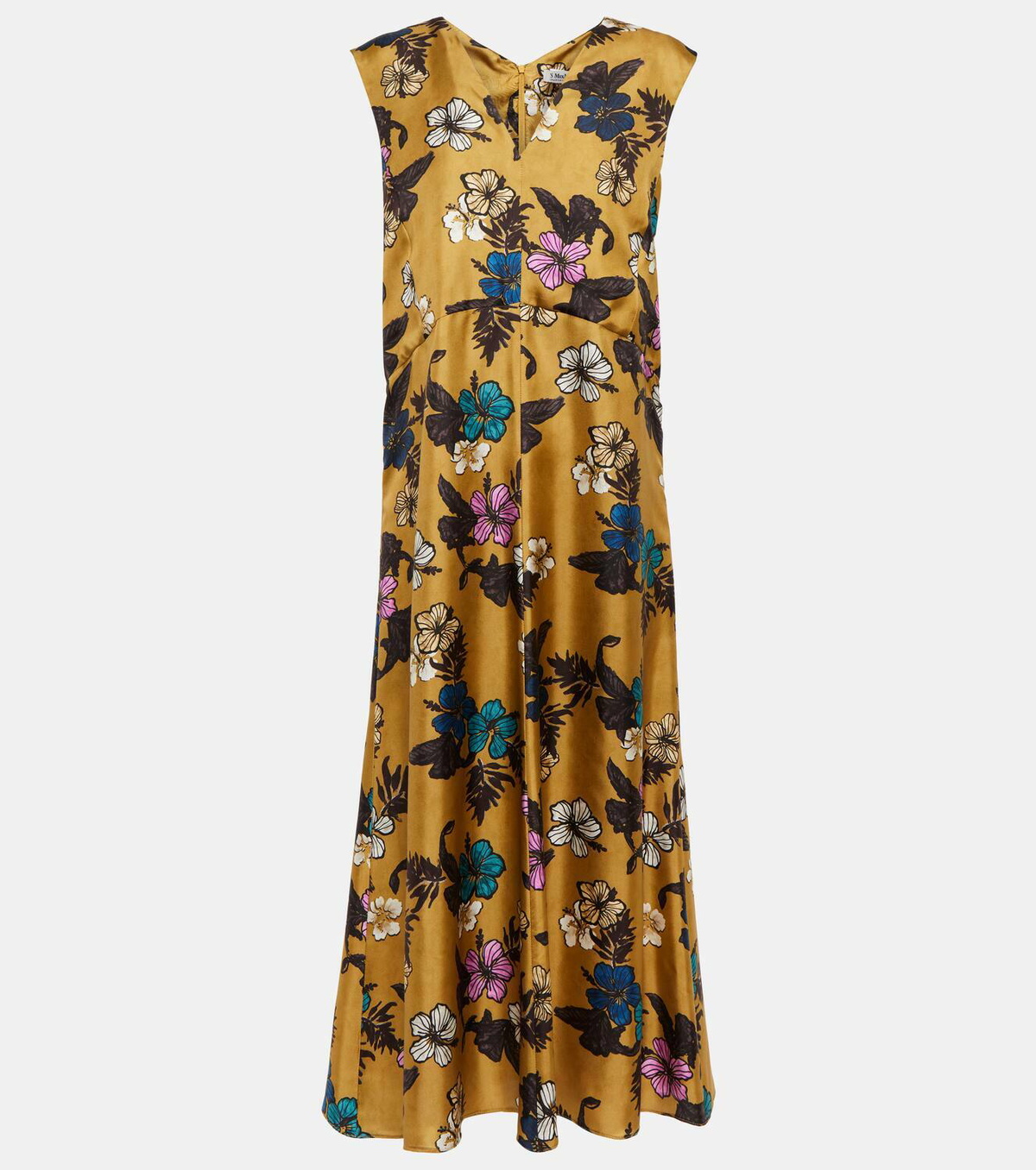 navy blue quince dress Opaco Gown | MAX MARA main image 0