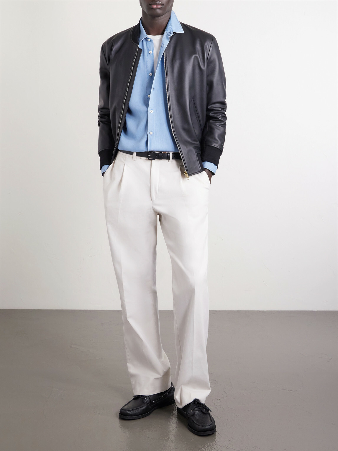Altea - Scott Lyocell-Chambray Shirt - Blue
