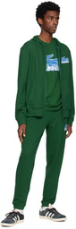 Lacoste Green Tapered Lounge Pants