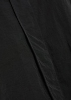 Vowels Packable Nylon Coat Black
