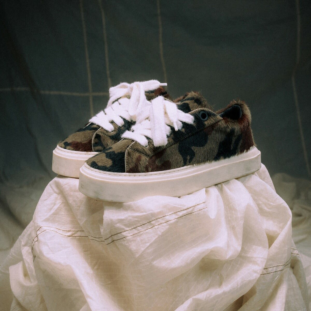 END. x Cole Buxton Wilson Sneaker in Camo