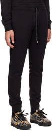 Versace Jeans Couture Black Bonded Lounge Pants