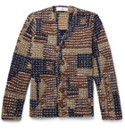 Séfr - Gote Patchwork Open-Knit Cardigan - Multi