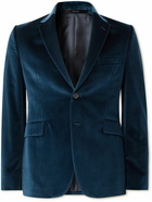 Paul Smith - Slim-Fit Cotton-Velvet Tuxedo Jacket - Blue