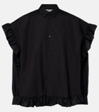 Noir Kei Ninomiya Ruffled cotton blouse