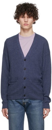 Ralph Lauren Purple Label Blue Linen Cardigan