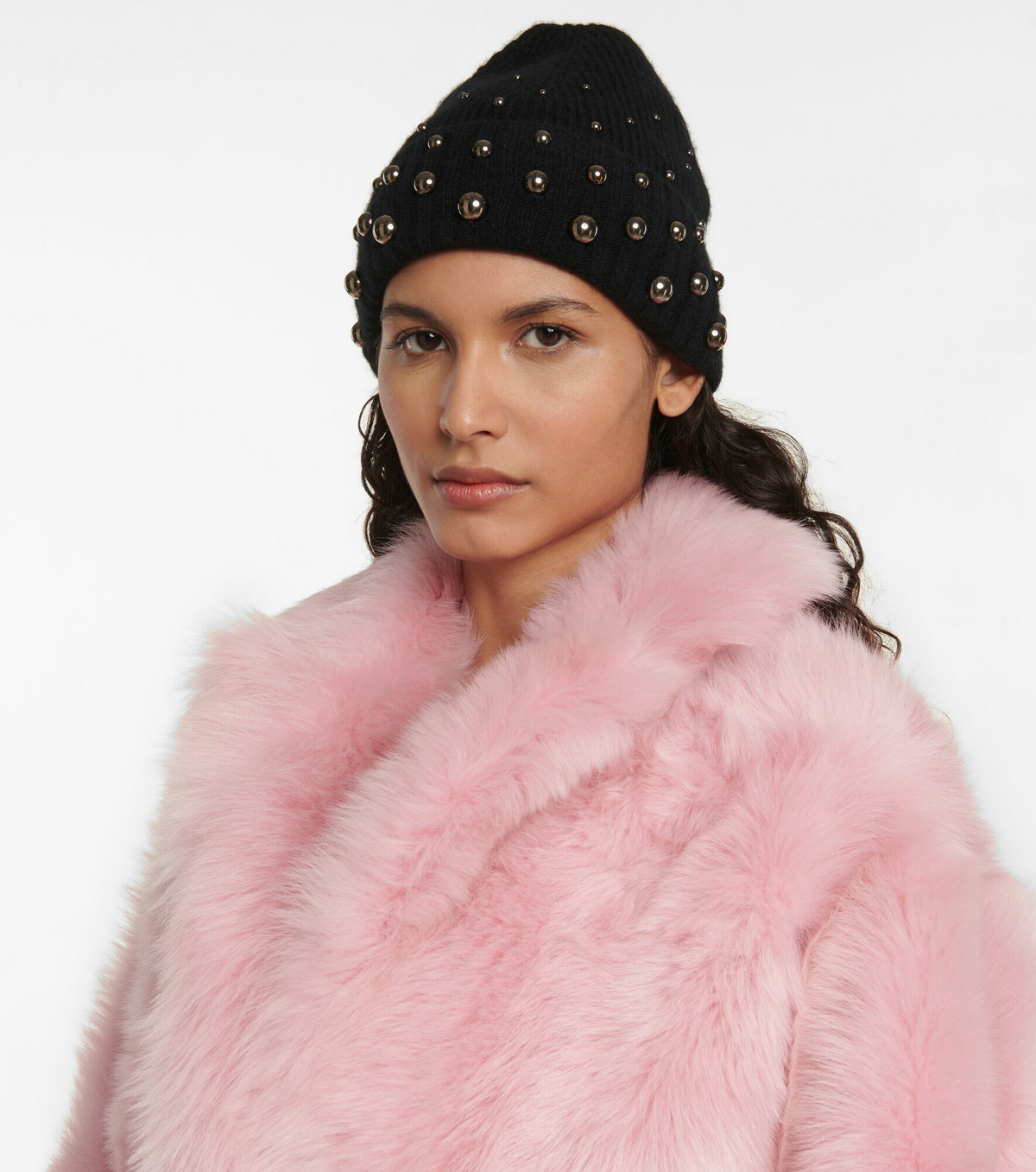 Erdem - Embellished wool beanie